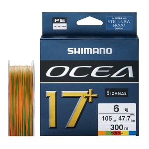 Плетеный шнур Shimano Ocea 17+ PE #10 300m MULTI