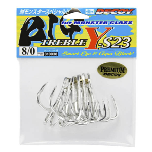 Крючок тройной Decoy Big Treble Y-S23 #8/0
