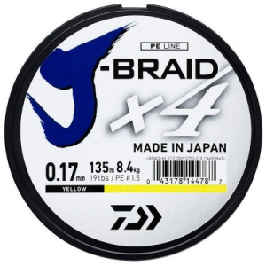 Плетеный шнур DAIWA J-BRAIDX4 0.19MM