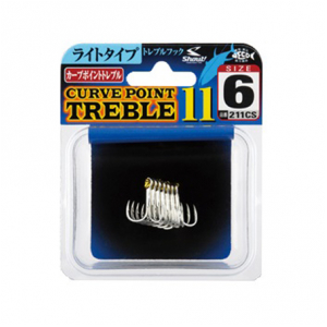 Тройники Shout 211CS Curve Point Treble 11 №2/0