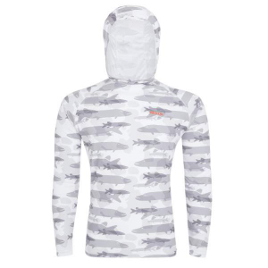 Футболка PIKE Sunshield Hoodie, Print Камуфляж Серый L