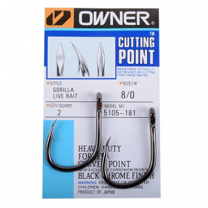 Крючок одинарный Owner 5105 8/0
